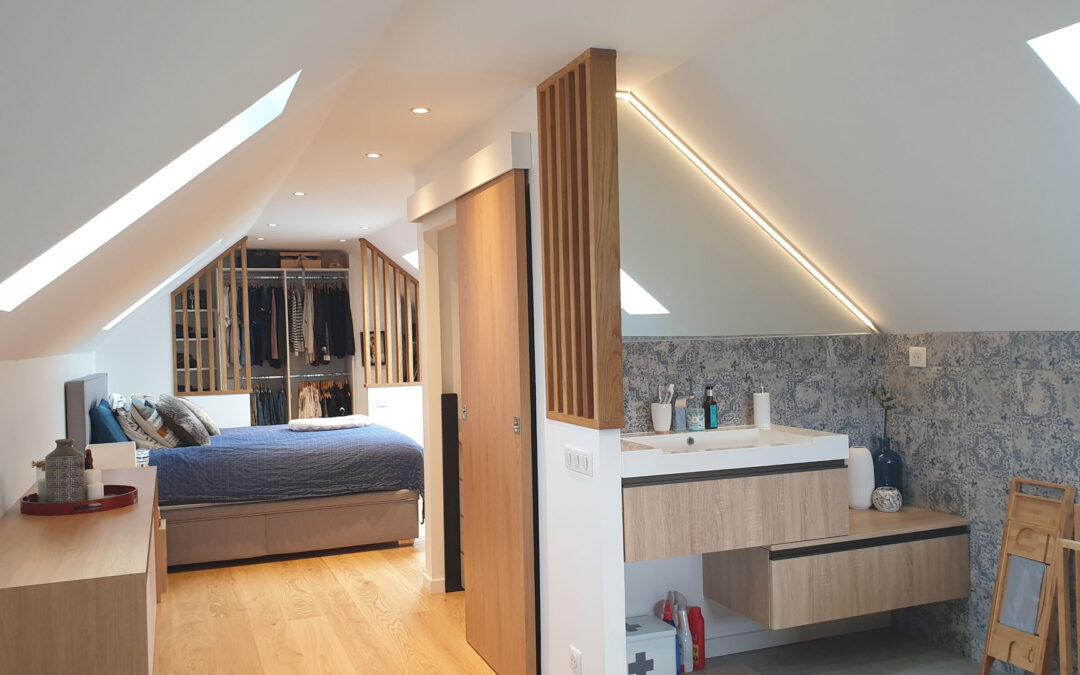 Combles en suite parentale
