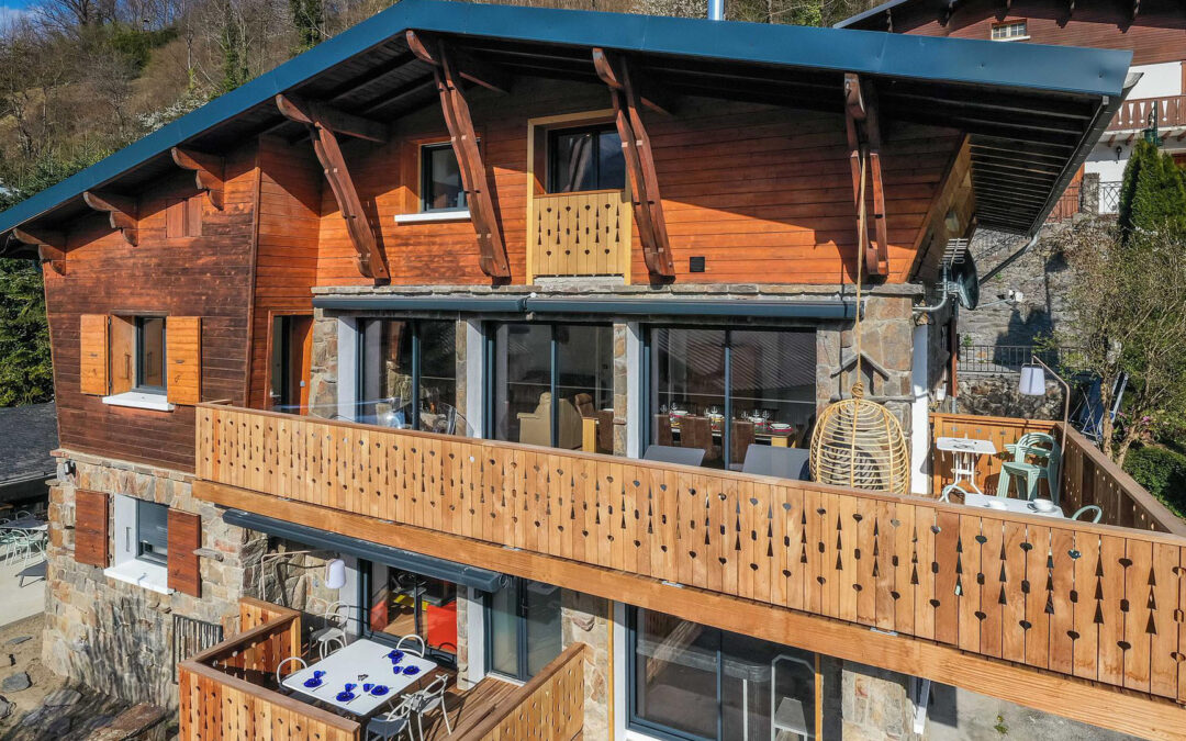 Chalet aménagé en 3 appartements